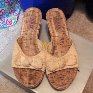 Woman’s wedge sandals